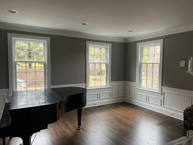 A replacement window installation in Wilton CT